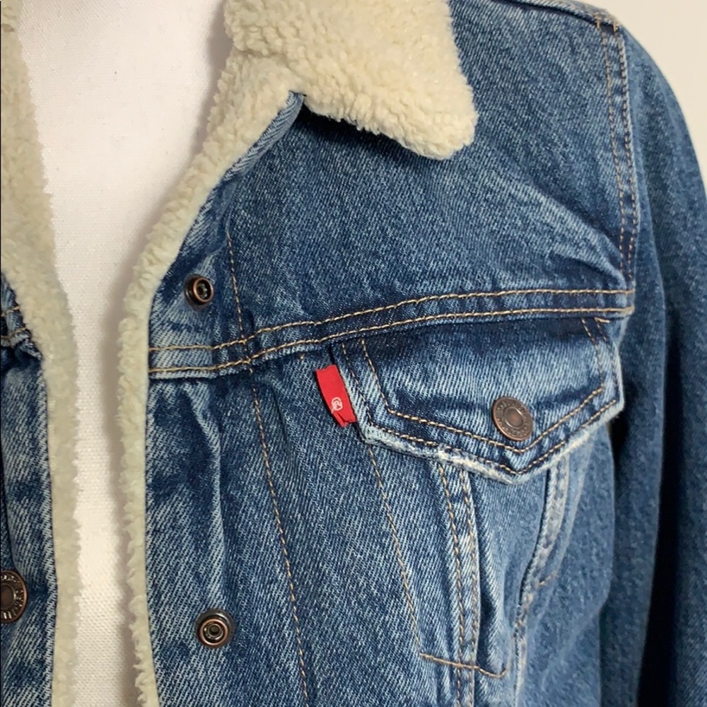 LEVIS - wool lined coat - Picture 3 of 4